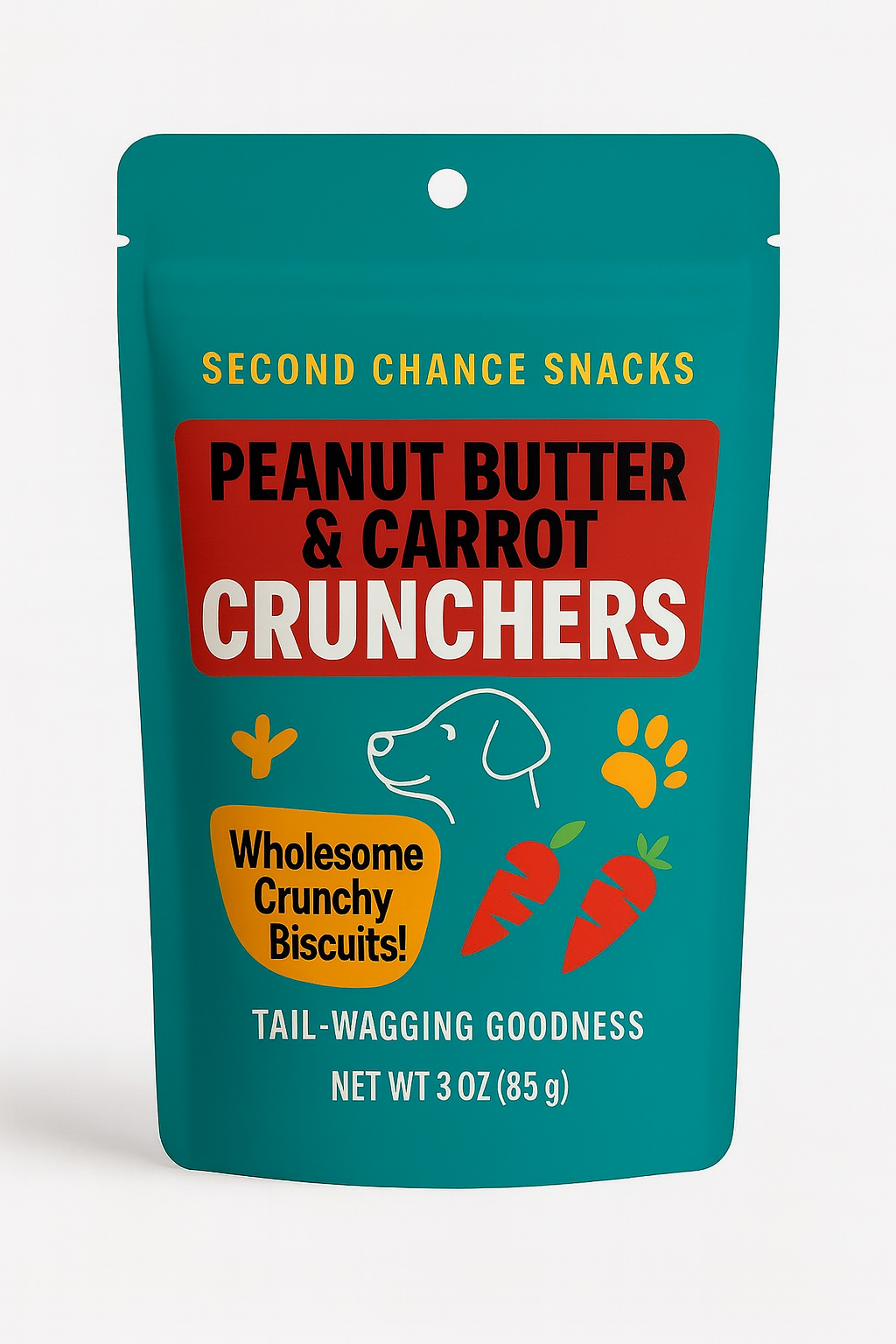 Peanut Butter & Carrot Crunchers